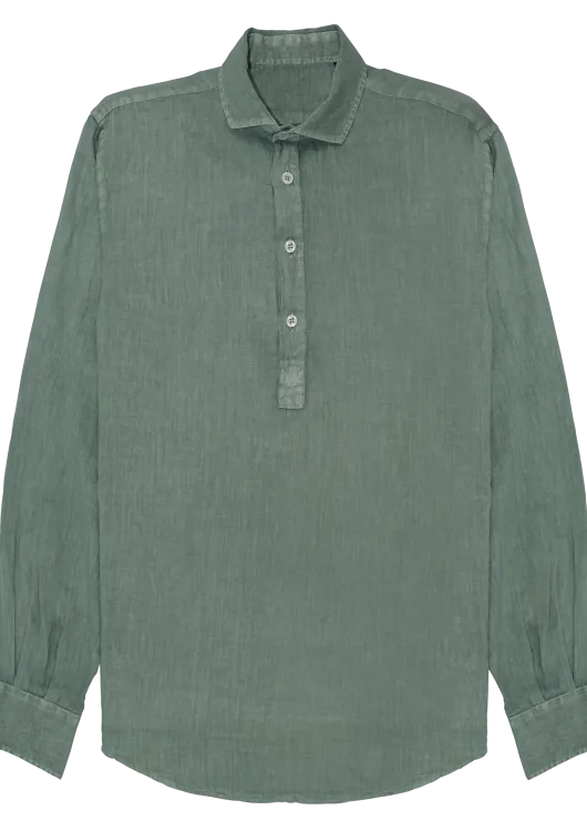 FORMENTERA - Polera lino 100% regular fit